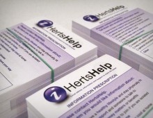 HertsHelp Information Prescription Pads